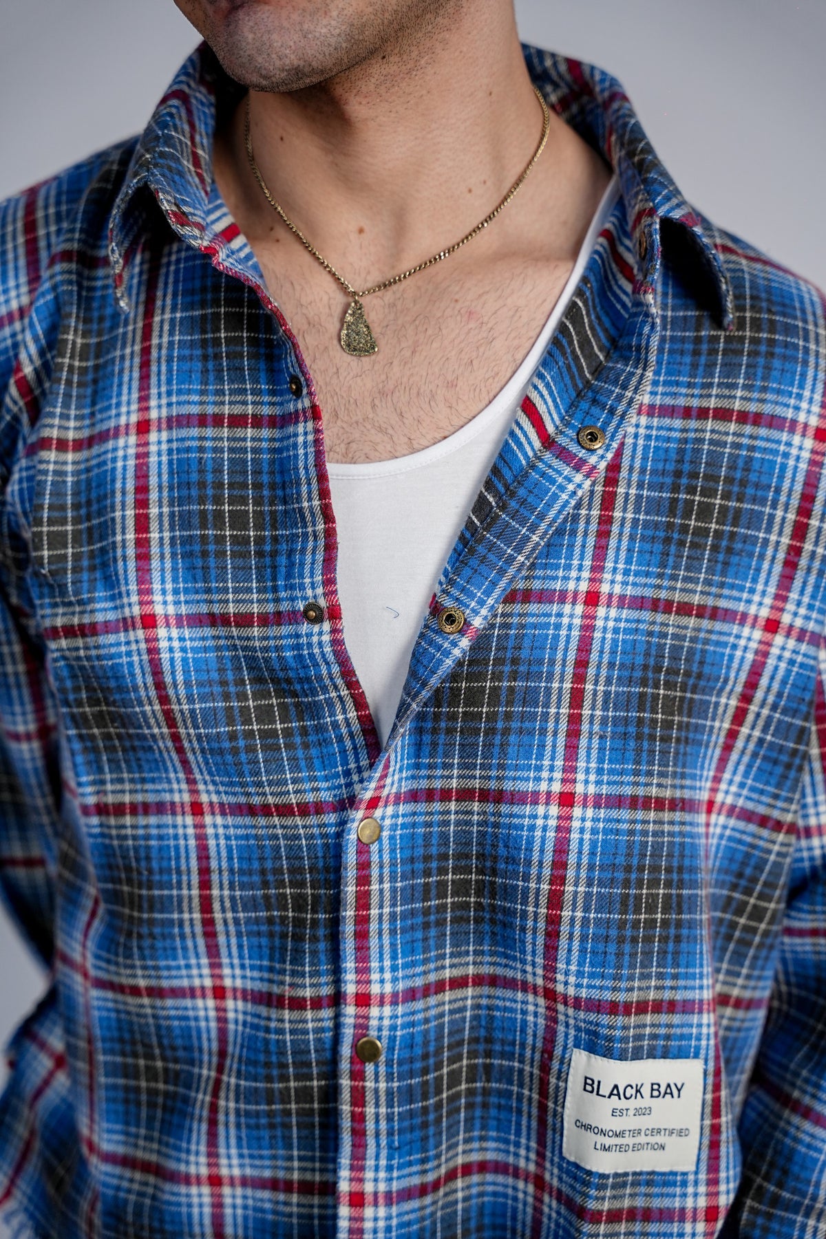 ROUGUE TARTAN RAW EDGE SHIRT