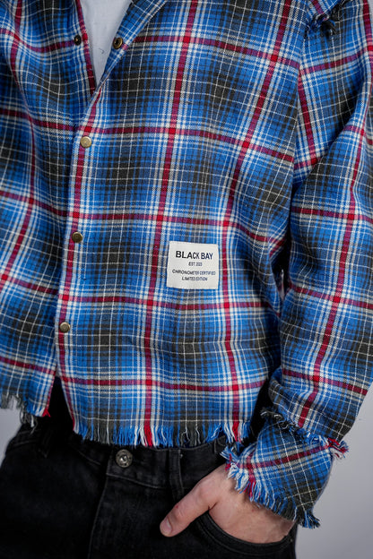 ROUGUE TARTAN RAW EDGE SHIRT