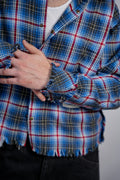 ROUGUE TARTAN RAW EDGE SHIRT