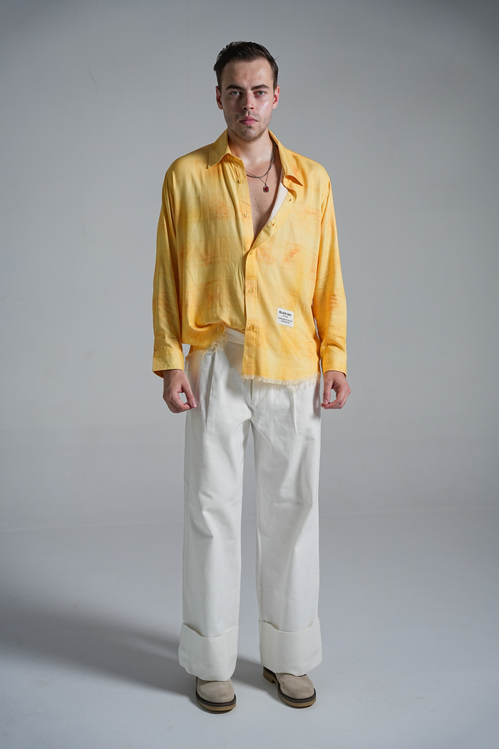 SUNBURN ARCHIVE FRAYED SHIRT