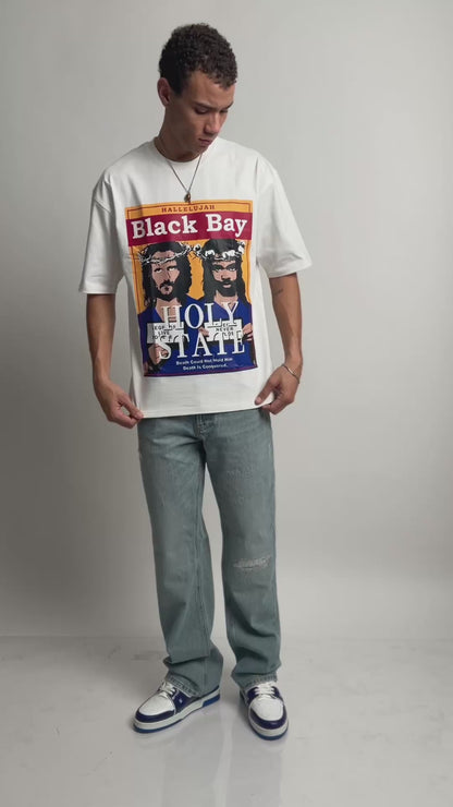 DENIM TEARS HOLYSTATE GRAPHIC T-SHIRT